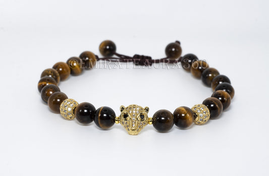 Power Core Tiger Eye Bracelet – Leopard