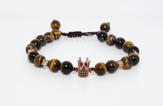 Power Core Tiger Eye Bracelet – Crown